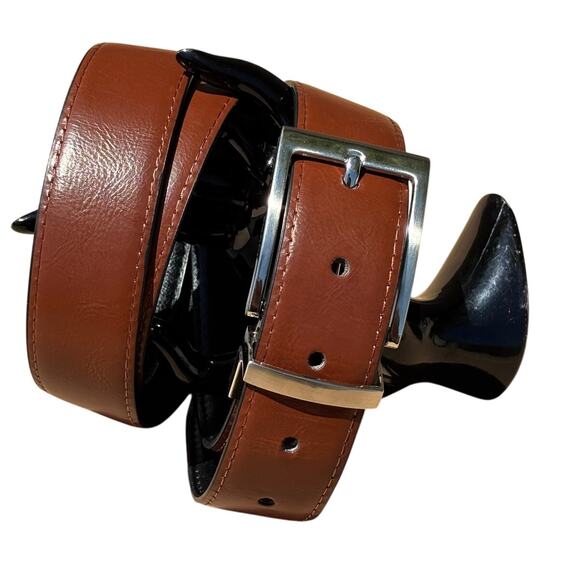 Beverly Hills Polo Club Men's Leather Belt - Picture 3 of 8